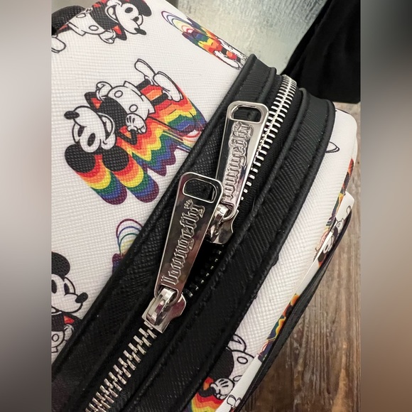 Disney Loungefly Mickey Pride Backpack - Picture 3 of 12